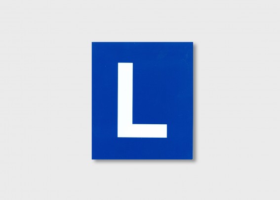 Magnetschild „L"